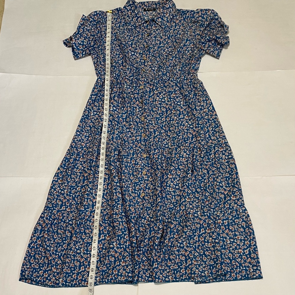 BTFBM Floral Button-Up Dress - Picture 8 of 9